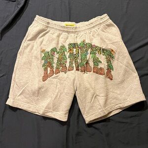 MARKET Sweat Shorts w/ brick flower logo
